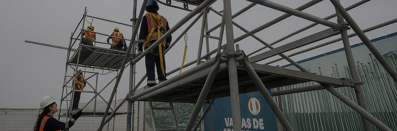 Armado y desarmado de andamios multidireccionales 